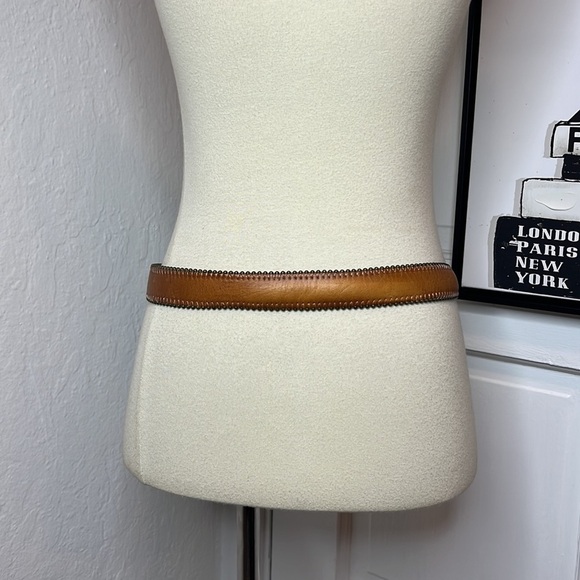 Leatherock Cognac Brown Leather Belt Size XL main image 6
